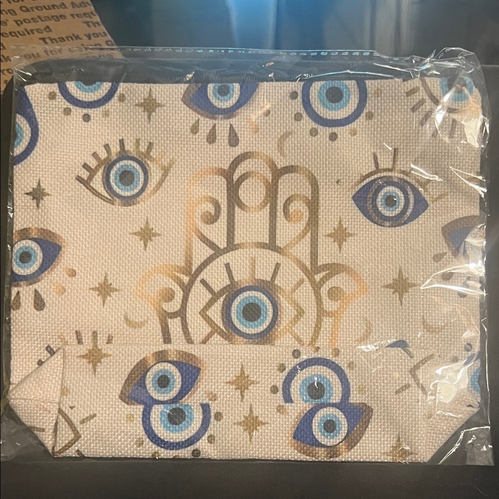 Hamsa 🪬 Design Canvas Pouch